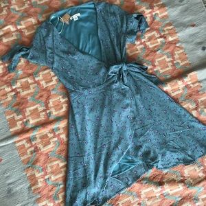 Floral Wrap Dress